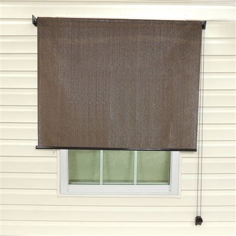 outside roll up window shades